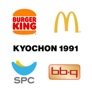버거킹, 맥도날드, 교촌, SPC, BBQ